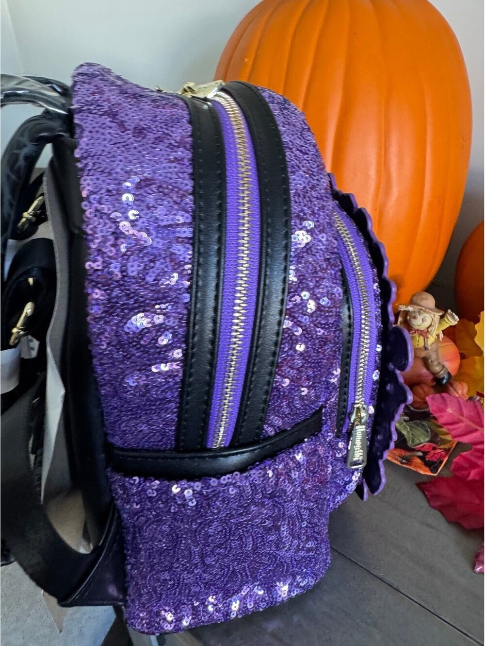 Loungefly Disney Sleeping Beauty Maleficent Lenticular Mini Backpack UK Exc. - Picture 5 of 9